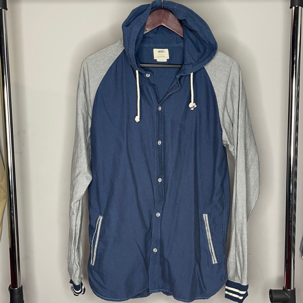 Vans, Medium, Navy/Grey